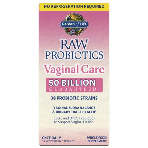 GARDEN OF LIFE - Raw Probiotics Vaginal Care (Shelf-Stable) - 30 веган капсули
